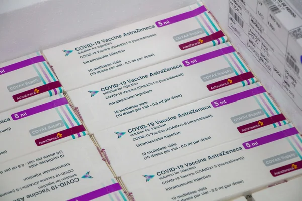Chegada da 32ª remessa de doses de vacinas contra covid-19