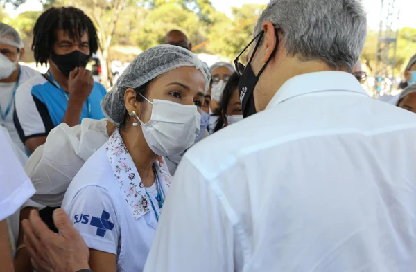 Vacinação contra covid-19 em Ipatinga, no Vale do Aço