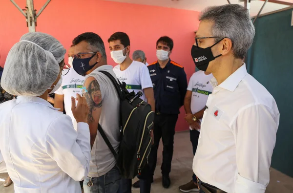 Vacinação contra covid-19 em Ipatinga, no Vale do Aço