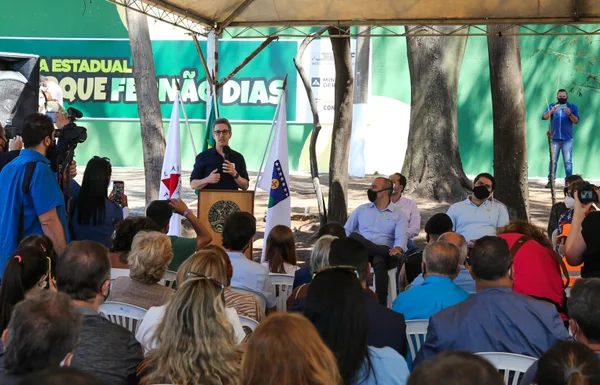 Governador inaugura obras de revitalização e reabre APA Parque Fernão Dias, em Contagem