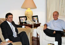 Aécio Neves e José Roberto Arruda durante encontro em Brasília - DF