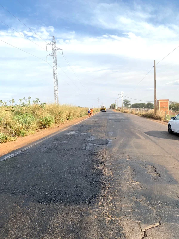 Recuperação da Avenida Filomena Cartafina, em Uberaba, já tem 10% dos serviços executados