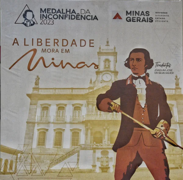 Cerimônia oficial de entrega da Medalha da Inconfidência em Ouro Preto