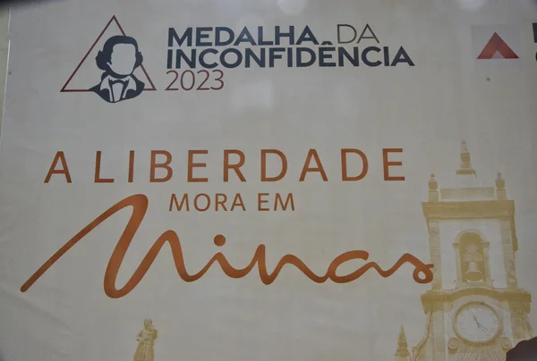 Cerimônia oficial de entrega da Medalha da Inconfidência em Ouro Preto