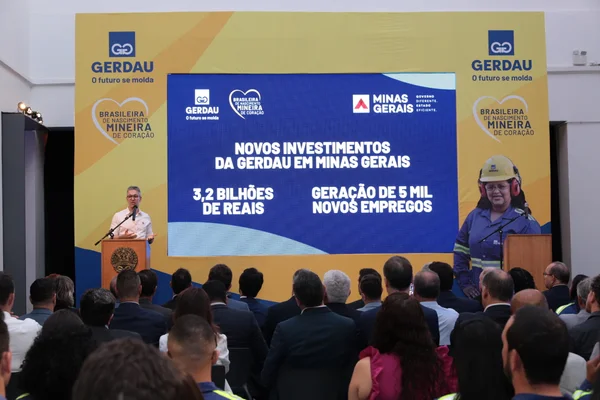 Minas vai receber investimento de R$ 3,2 bilhões da empresa Gerdau