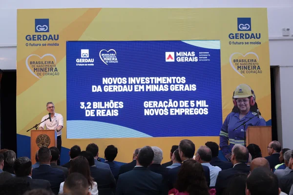 Minas vai receber investimento de R$ 3,2 bilhões da empresa Gerdau