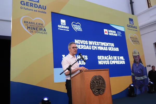 Minas vai receber investimento de R$ 3,2 bilhões da empresa Gerdau