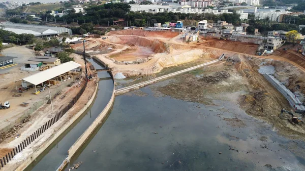 Obras de contenção de cheias avançam e vão beneficiar cerca de 46 mil pessoas na RMBH