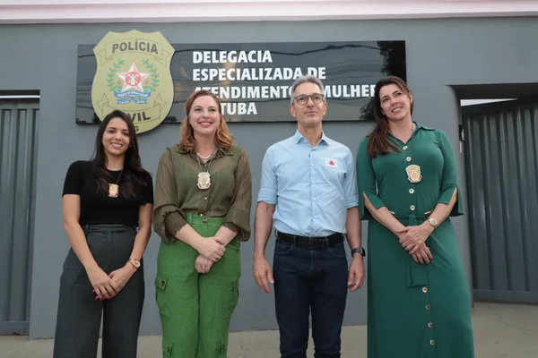 Governador vistoria sede da Delegacia Especializada de Atendimento à Mulher de Juatuba