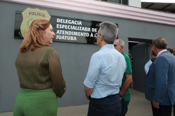 Governador vistoria sede da Delegacia Especializada de Atendimento à Mulher de Juatuba