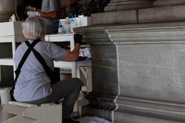 Ateliê Aberto: público pode acompanhar restauração do Palácio da Liberdade