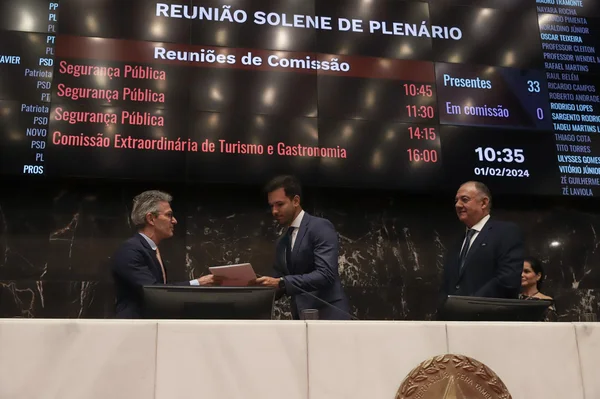 Governador ressalta avanços em Minas Gerais durante abertura do ano legislativo da ALMG