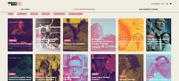 Plataforma CineHumbertoMauroMAIS se consolida como espaço de memória e divulgação do cinema mineiro contemporâneo