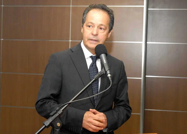 O vice-presidente do Banco do Brasil, Robson Rocha, esteve na Cidade Administrativa