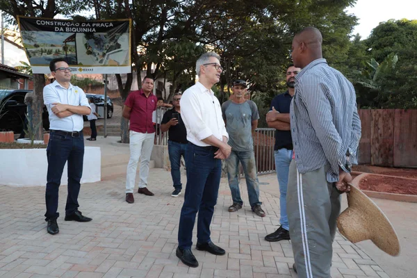 Governador vistoria obras em escola municipal que recebeu recursos do projeto Mãos Dadas para reforma e ampliação