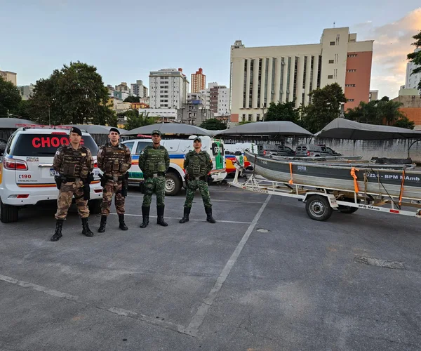 Minas envia novo efetivo e equipamentos da PM para apoio ao Rio Grande do Sul