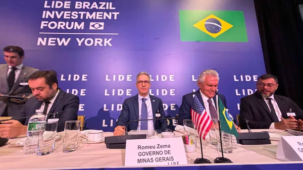 Governador apresenta potenciais de investimentos em Minas Gerais no Lide, em Nova Iorque