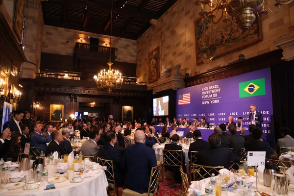 Governador apresenta potenciais de investimentos em Minas Gerais no Lide, em Nova Iorque