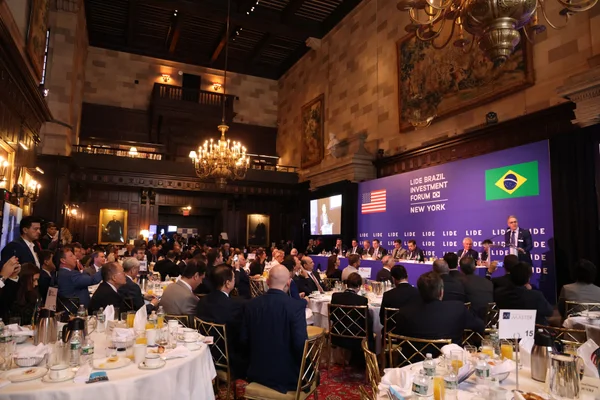 Governador apresenta potenciais de investimentos em Minas Gerais no Lide, em Nova Iorque