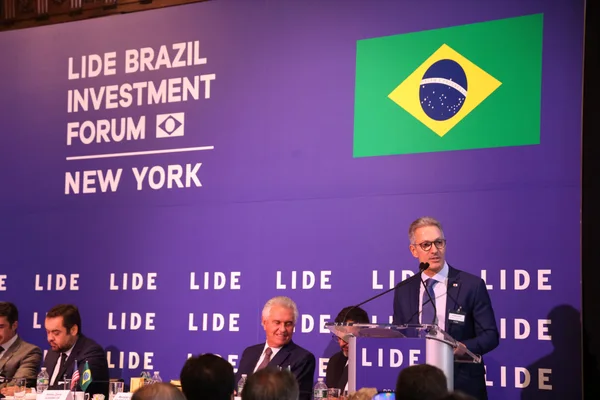 Governador apresenta potenciais de investimentos em Minas Gerais no Lide, em Nova Iorque