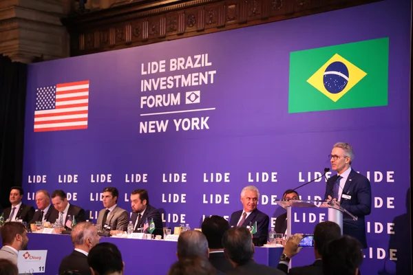 Governador apresenta potenciais de investimentos em Minas Gerais no Lide, em Nova Iorque