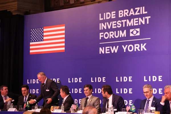 Governador apresenta potenciais de investimentos em Minas Gerais no Lide, em Nova Iorque