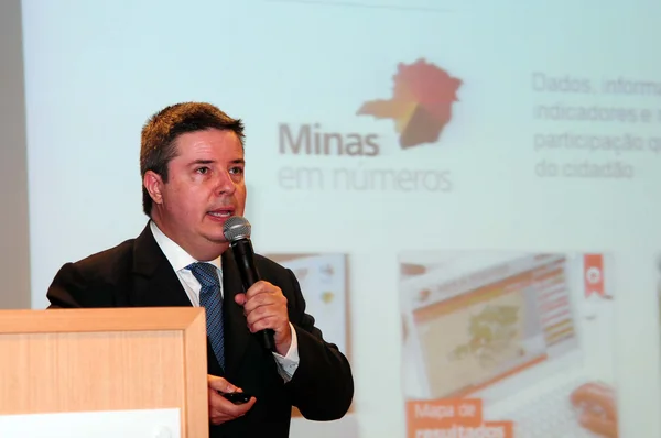 Anastasia durante abertura do primeiro ciclo de palestras Lideranças inovadoras na Gestão Pública