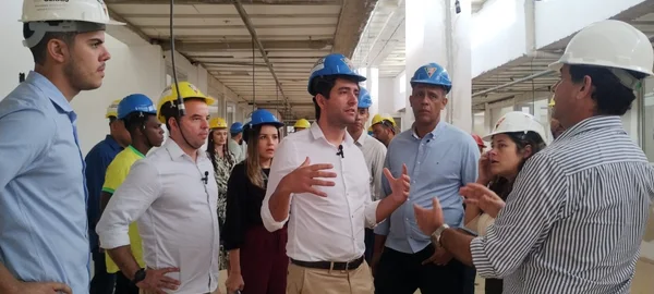 Governo de Minas vistoria obras do Hospital Regional de Teófilo Otoni