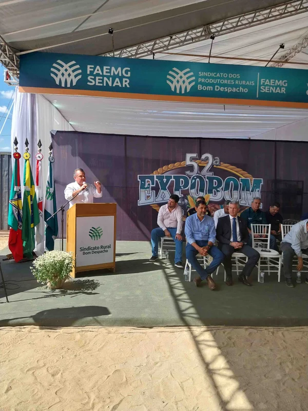 Governo apoia 52ª Exposição Agropecuária, Comercial e Industrial de Bom Despacho