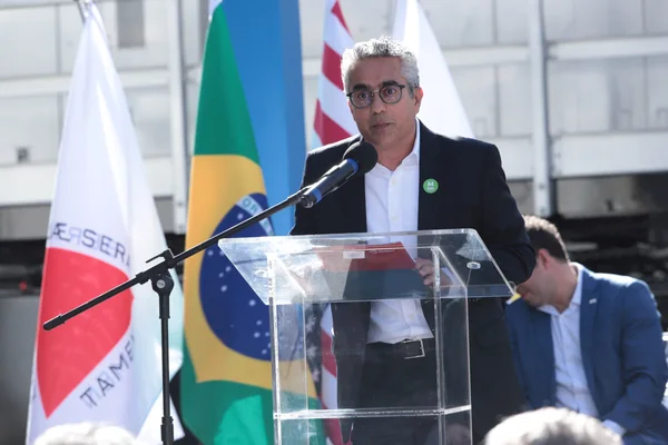 Governo de Minas acompanha entrega de novas locomotivas que vão atuar no sistema ferroviário do estado