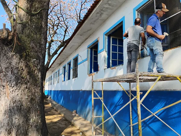 Escolas Estaduais aproveitam o recesso escolar para realizar melhorias na infraestrutura