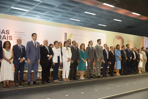 Cerimônia de entrega da Medalha Presidente Juscelino Kubitschek, em Diamantina