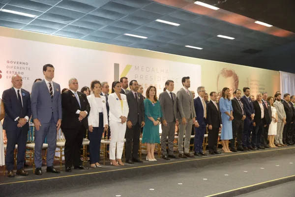Cerimônia de entrega da Medalha Presidente Juscelino Kubitschek, em Diamantina