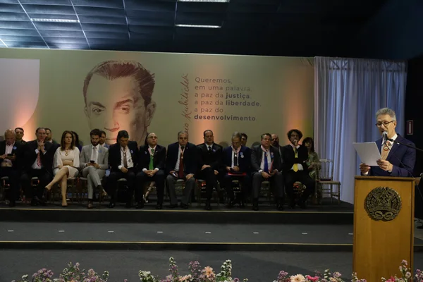 Cerimônia de entrega da Medalha Presidente Juscelino Kubitschek, em Diamantina