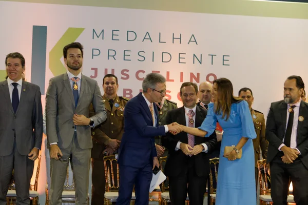 Cerimônia de entrega da Medalha Presidente Juscelino Kubitschek, em Diamantina