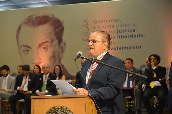 Cerimônia de entrega da Medalha Presidente Juscelino Kubitschek, em Diamantina