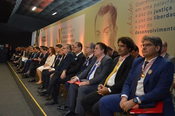 Cerimônia de entrega da Medalha Presidente Juscelino Kubitschek, em Diamantina