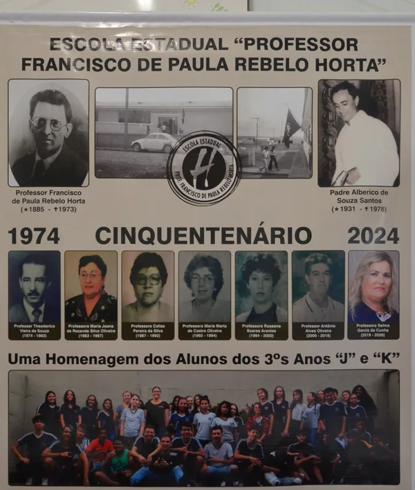 Governador vistoria escola beneficiada pelo Mãos à Obra, em Piumhi