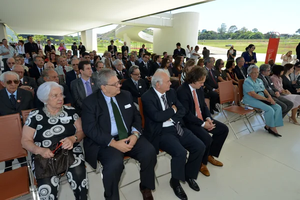 Diversas autoridades participaram do lançamento da edição fac-símile, nesta sexta-feira