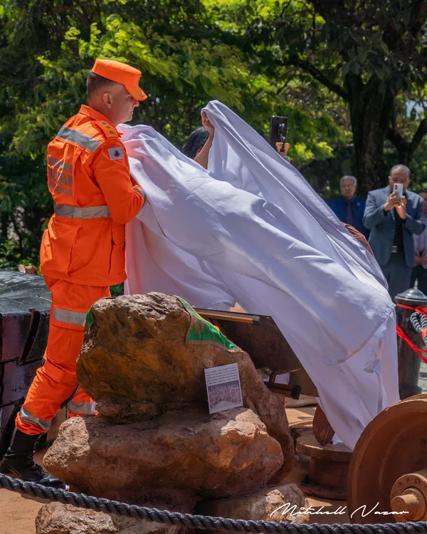 Corpo de Bombeiros de Minas Gerais inaugura memorial para as vítimas do rompimento da barragem em Brumadinho