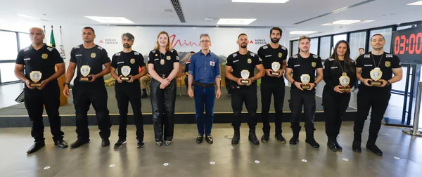 Governo de Minas reconhece ações de destaque das Forças de Segurança com o Troféu Guardião Mineiro