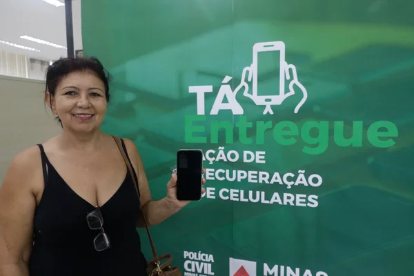 Governo de Minas devolve 292 celulares recuperados na segunda etapa da ação Tá Entregue