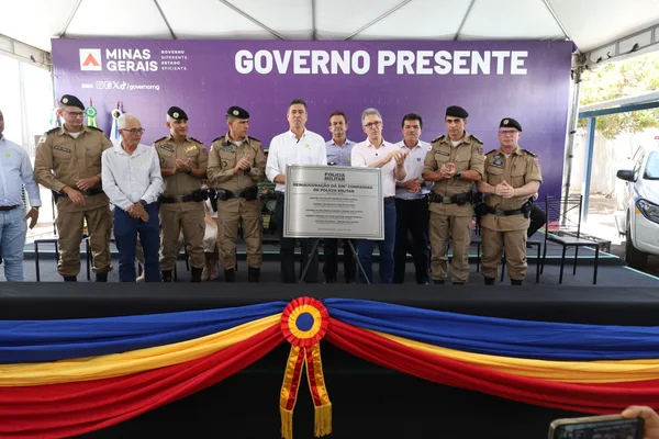 Governo de Minas participa da inauguração de nova sede de companhia da Polícia Militar no Noroeste de Minas