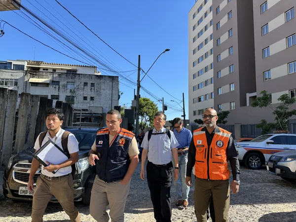 Integrantes da Jica visitaram áreas vulneráveis em Belo Horizonte e Contagem