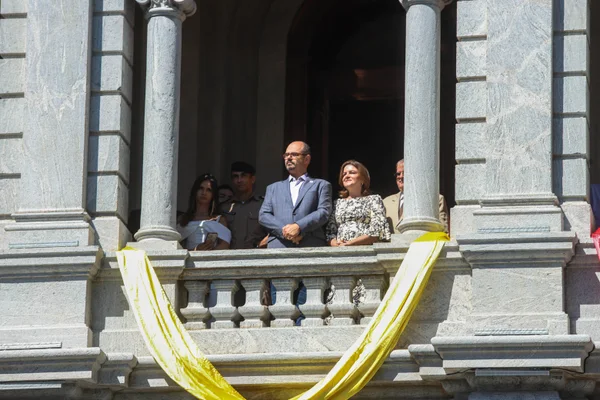 Vice-governador acompanha tradicional cerimônia de Troca da Guarda no Palácio da Liberdade, como parte das comemorações dos 250 anos da PMMG 