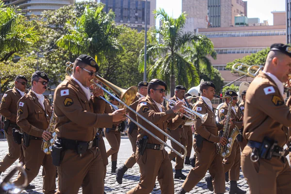 Vice-governador acompanha tradicional cerimônia de Troca da Guarda no Palácio da Liberdade, como parte das comemorações dos 250 anos da PMMG 
