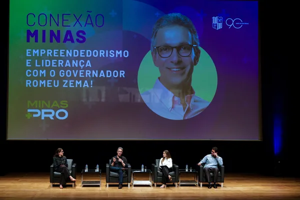 Governador de Minas compartilha experiências de liderança e empreendedorismo com jovens de clube em Belo Horizonte