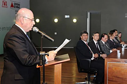 Secretário Braulio Braz durante o lançamento do projeto