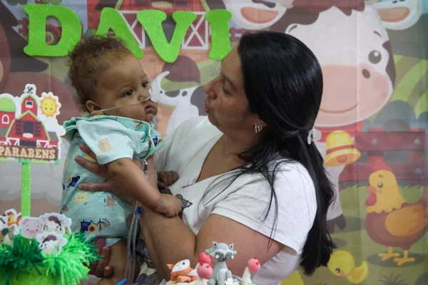 Entre desafios e conquistas, pequeno Davi celebra seu primeiro aninho no Hospital Infantil João Paulo II