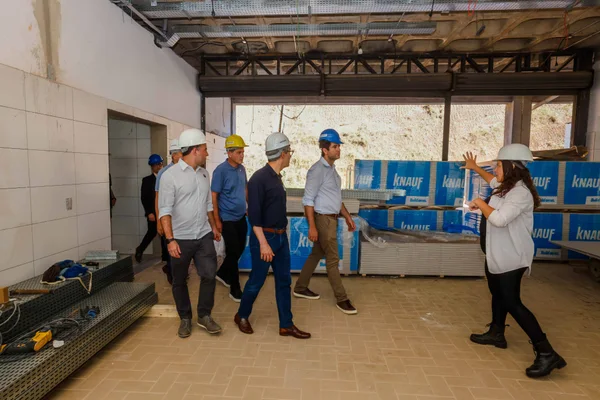 Governo de Minas vistoria obras do Hospital Regional de Governador Valadares, que avançam dentro do cronograma